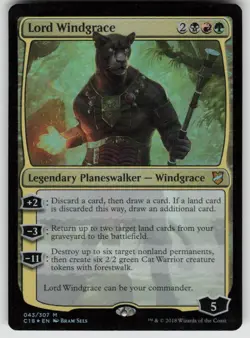 Lord Windgrace 43 Mythic Commander 2018 Magic: The Gathering Foil Lightly Played - Image 1