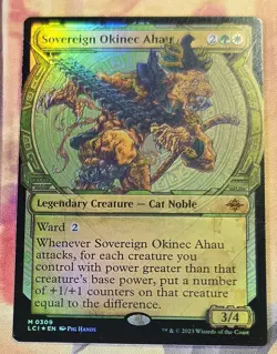 Sovereign Okinec Ahau (Showcase) (Foil) MTG Lost Caverns of Ixalan (LCI) (NM) - Image 1