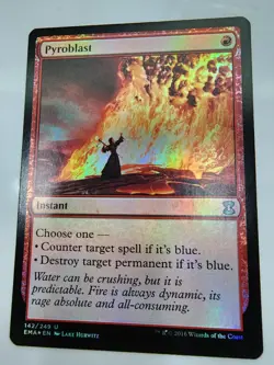 MTG Pyroblast Foil 142/249 Eternal Masters Magic the Gathering - Image 2