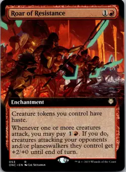 Roar of Resistance (Extended Art) 53 Phyrexia: All Will Be One MTG LP - Image 1