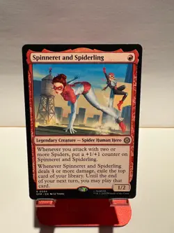Marvel's Spider-Man Magic: The Gathering Spinneret and Spiderling - Image 1
