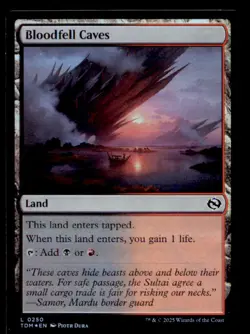 Bloodfell Caves Foil L Tarkir: Dragonstorm 250 NM - Image 1