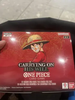 One Piece Card Game Carrying On His Will OP-13 Booster Box UNSealed English - Image 1