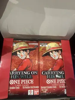 One Piece Card Game Carrying On His Will OP-13 Booster Box UNSealed English - Image 3