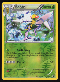 Pokemon TCG - Plasma Freeze - Beedrill 3/116 Reverse Holo - P - Image 1