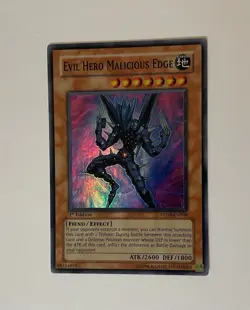 Yu-Gi-Oh! Evil Hero Malicious Edge - 1st Edition Super Rare - DP06-EN006 - TCG - Image 1