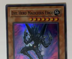 Yu-Gi-Oh! Evil Hero Malicious Edge - 1st Edition Super Rare - DP06-EN006 - TCG - Image 2