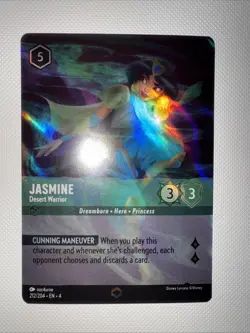 Jasmine Desert Warrior 212/204 -Lorcana Ursula's Return Enchanted Full Art Holo - Image 1