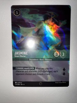 Jasmine Desert Warrior 212/204 -Lorcana Ursula's Return Enchanted Full Art Holo - Image 3
