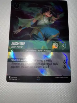 Jasmine Desert Warrior 212/204 -Lorcana Ursula's Return Enchanted Full Art Holo - Image 5