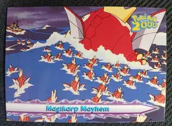 Topps Pokemon the Movie 2000 Non Foil MAGIKARP MAYHEM #20 First Print Blue NM - Image 1
