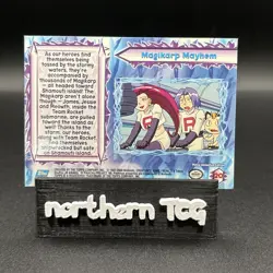 topps Pokemon The Movie 2000 Holo Foil #20 Magikarp Mayhem - Image 2