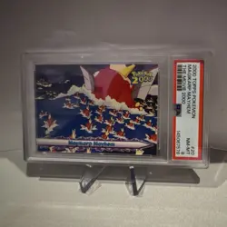Topps 2000 Pokemon The Movie 2000 #20 Magikarp Mayhem PSA 8 Trading Card - Image 3