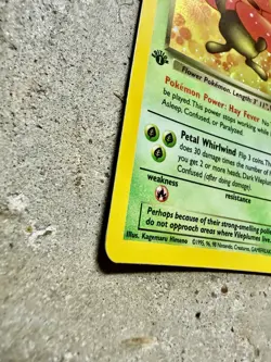 Pokemon Dark Vileplume 13/82 1st Edition Holo Rare Team Rocket Swirl WOTC (2000) - Image 2