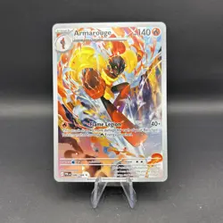 Pokemon Armarouge 086/084 Pitch Black Illustration Rare Pokemon Card Mint - Image 1