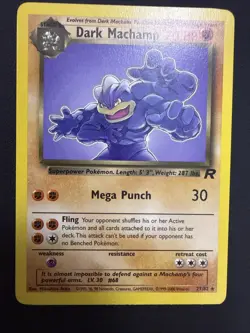​Dark Machamp 27/82 Rare Non-Holo - Team Rocket WOTC Pokemon Card - Vintage 2000 - Image 1