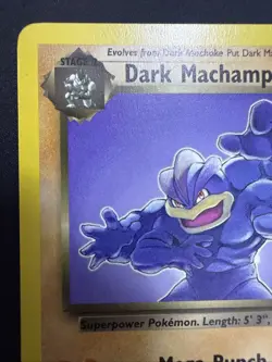 ​Dark Machamp 27/82 Rare Non-Holo - Team Rocket WOTC Pokemon Card - Vintage 2000 - Image 3