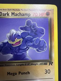 ​Dark Machamp 27/82 Rare Non-Holo - Team Rocket WOTC Pokemon Card - Vintage 2000 - Image 4