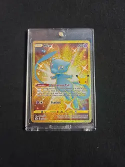 Mew Gold Secret Rare 025/025 Celebrations 25th Anniversary Pokemon Card NM - Image 1