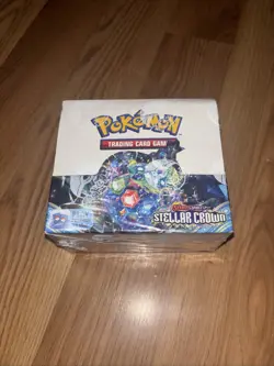 Pokemon TCG Stellar Crown Booster Box Factory Sealed - Image 1