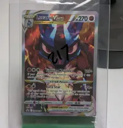 Pokemon TCG Lucario VSTAR Promo Crown Zenith SWSH291 Sealed Card Near Mint - Image 1
