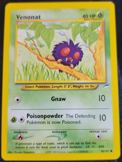 Venonat # 90/105 Neo Destiny Set Pokemon Trading TCG Rares Game Cards NM - Image 1