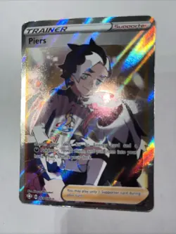 Pokemon Piers Ultra Rare Full Art Card 69/72 Shining Fates - Image 1