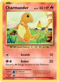 POKEMON 3X CHARMANDER LV.10 9/108 XY EVOLUTIONS COMMON NEAR MINT - Image 1