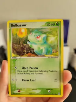 Pokemon TCG Pokemon Fire Red & Leaf Green Bulbasaur 54/112 Regular English Holo - Image 1