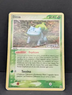 Ditto Bulbasaur 36/113 Delta Species Reverse Holo Pokemon TCG ITALIAN Yuka Morii - Image 3