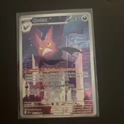 Crobat 093/086 Me04: Chaos Rising Holo Pokemon Illustration Rare 93/86 - Image 1
