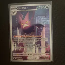 Crobat 093/086 Me04: Chaos Rising Holo Pokemon Illustration Rare 93/86 - Image 2