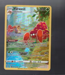 Parasect 2022 Pokemon TCG SWSH11 Lost Origin TG Ultra Rare Full Art Holo EN - Image 1