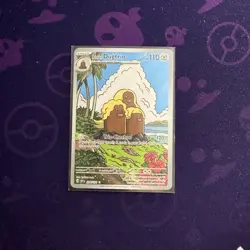 Alolan Dugtrio Illustration Rare 208/191 Sv08: Surging Sparks Holo POKEMON - Image 1