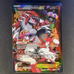 Team Magma's Groudon EX 15/34 Double Crisis Ultra Rare Pokemon MP - Image 1