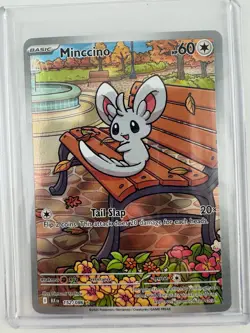 Minccino 152/086 Sv: Black Bolt Illustration Rare FA Holo Eng Basic HP60 - Image 1