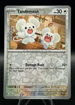 Tandemaus 153/182 Common Paradox Rift Pokemon Reverse Holo Near Mint 153/182 - Image 1