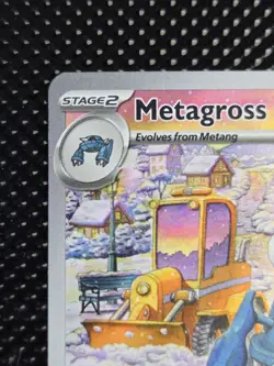 Pokemon TCG SV05 Temporal Forces Metagross 178/162 IR Full Art Holo - Image 2