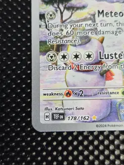 Pokemon TCG SV05 Temporal Forces Metagross 178/162 IR Full Art Holo - Image 5