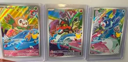 Pokemon First Partner Rowlett Litten Piplio Trio - Image 1