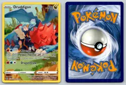 DRUDDIGON TG09/TG30 HOLO SILVER TEMPEST TRAINER GALLERY POKEMON HOLO NM TEEZIRO - Image 3