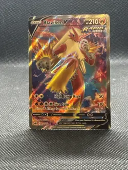 Blaziken V (Full Art) 161/198 Swsh06: Sword & Shield - Chilling Reign Pokemon - Image 1