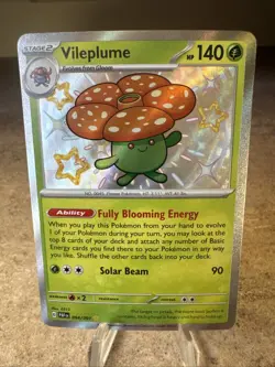 Vileplume 094/091 Shiny Rare Paldean Fates Pokemon Near Mint - Image 1