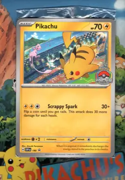 Pokemon TCG Pikachu SVP 190 World Championships 2024 Promo SEALED NM/M - Image 1