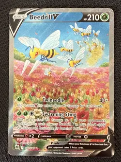 Beedrill V (Alternate Full Art) 161/189 Astral Radiance NM - Image 1