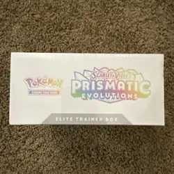 Pokemon Scarlet & Violet Prismatic Evolutions Elite Trainer Box Factory Sealed - Image 2