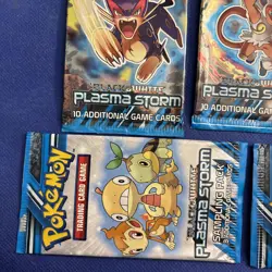 Pokemon Plasma Storm EMPTY Booster Pack WRAPPERS 5x 820650108112 - Image 3
