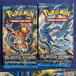 Pokemon Plasma Storm EMPTY Booster Pack WRAPPERS 5x 820650108112 - Image 5