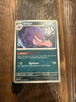 2024 Pokemon Scarlet Violet Paldean Fates Gengar 57 /91 - Image 1