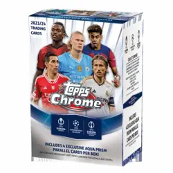 2023-24 Topps Chrome UEFA Club Champions Blaster Box SEALED LAMINE YAMAL RC - Image 1